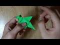 折り紙１枚で火を吹きそうなドラゴンを折ってみた。origami fire dragon km