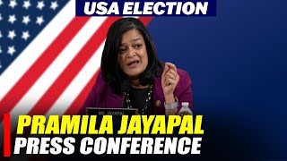 USA Election Results |Congressional Progressive Caucus (CPC) Chair Pramila Jayapal news conference