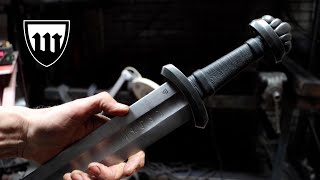 Forging a pattern welded Viking sword, part 4, making the handle.