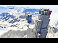 أكبر عاصفة ثلجية في تاريخ جي تي أي 5 | GTA V Big Snow Storm