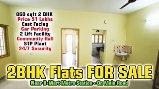 2BHK Flats on Main Road For Sale Near D-Mart Super Market Iyyappanthangal Kumanan Chavadi Junction