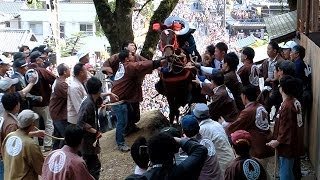 三重県・多度大社で上げ馬神事