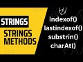 JavaScript String Methods || IndexOf() Lastindexof() substring() char()