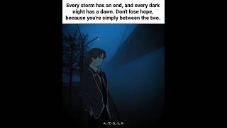 Every storm has an end | Do follow \u0026 support | #manga #real #shorts