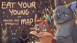 (COMPLETE! LINK IN DESCRIPTION) Eat Your Young || MENTOR + APPRENTICE WARRIOR CATS || MAP CALL