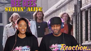 First Time Hearing Bee Gees "Stayin' Alive" Reaction | Asia and BJ