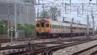 119次 EMU300自強號電聯車(EMU306)通過公道五路橋下