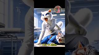 The cat saved her son from illness #catsoftiktok #cat #aiart #ai #poorcat #kitty #funny