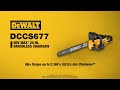 DEWALT DCCS677 60V MAX* 20 in. Brushless Chainsaw Head-to-Head vs. Stihl† MS271 50.2cc Gas Chainsaw