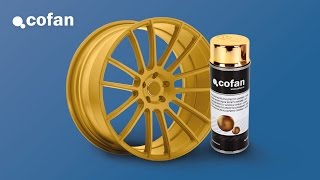 Pintura Cromo-Oro Spray | Cofan