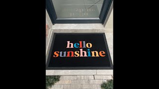 Inspired Doormats: Behind The Scenes of a Personalised Doormat