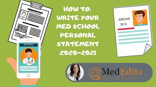 Medical School Personal Statement Examples: How to write a good medical school personal statement.