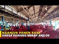 Nganjuk Timur Panen Raya Harga Bawang Merah Terjun Bebas!! Pasokan di Pasar Full Bawang Merah