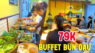 Buffet Bún Đậu 79K Nguyễn Văn Quá | Review món ăn ngon Sắc Màu Ẩm Thực