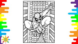 New Spide-Man Coloring Pages | Spider-man | @drawandcolortv