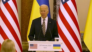 Biden: Putin Thought Ukraine Was Weak