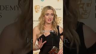 Kate Winslet INSPIRING advice for young women #shorts