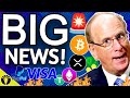 🚨BIG CRYPTO NEWS! Visa Tokenization, PayPal PYUSD, Coinbase to Delist Tether USDT!