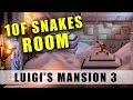 Luigi's Mansion 3 10F Snake Room puzzle - Floor 10 Tomb Suites Snakes Room