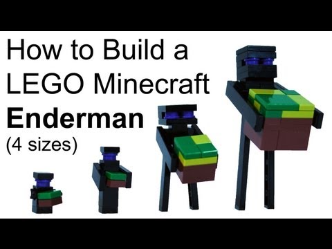 How To Build LEGO Minecraft Enderman How To Build LEGO Minecraft Enderman
