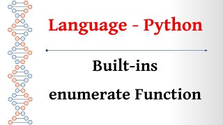 Language Tamil - Python Builtins - Function Enumerate