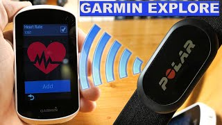 Garmin Edge Explore Pair to Polar H10 & H7 Heart Rate Sensor