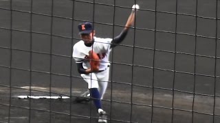 比屋根雅也 投手（興南）　第15回沖縄県高校野球チャレンジマッチ　興南vs糸満 2015.4.11