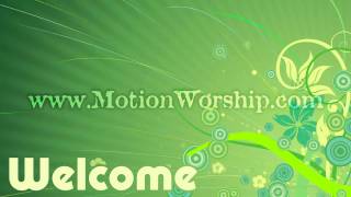 Spring Welcome Slide HD Worship Video Background