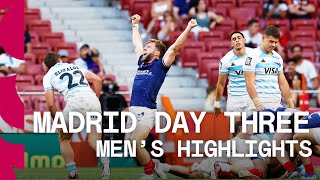 The perfect pre-Olympic preparations for France | Men's HSBC SVNS Madrid Day Three Highlights