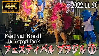 【4K Japan】2022/11/20  フェスティバル ブラジル 2022 ①『Festival Brasil in Yoyogi Park』