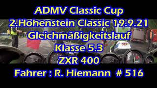 ADMV Classic Cup 2.Hohnstein Classic 19.09.21  ZXR400  #516