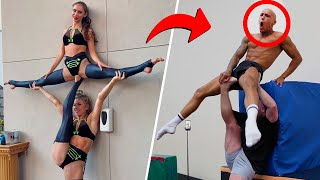 Partner Flexibility Challenges - [With my very inflexible friend]