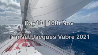 大西洋横断中 | 2021年11月16日 デイリーレポート | ダブルハンド大西洋横断ヨットレース Transat Jacques Vabre 2021