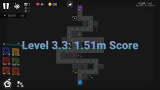 Infinitode 2 [1.82] level 3.3: 1.51m score