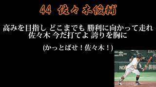 読売ジャイアンツ・佐々木俊輔選手新応援歌【新応援歌2024】