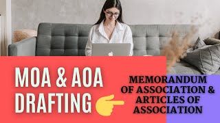 MEMORANDUM OF ASSOCIATION | ARTICLE OF ASSOCIATION| DRAFTING हिंदी में| FORMATION OF A COMPANY.