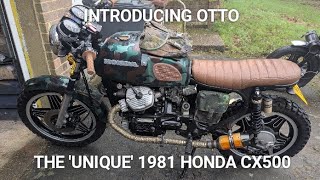 Introducing Otto, the 'unique' 1981 Honda CX500.  forgive the bad audio.  I am out of practice!