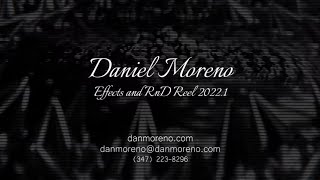 Daniel Moreno Reel 2022.1 - Houdini / Redshift / Realflow