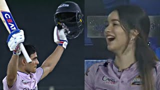 Sara Tendulkar  reaction after Shubman Gill scored his 1st IPL Century | Gill 100 | SRH vs GT
