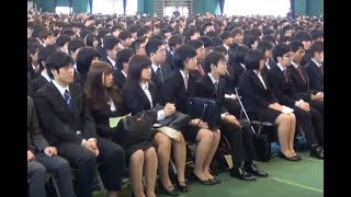 四国大学で入学式　835人新たな一歩踏み出す