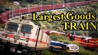 🔥🚂Largest Goods Train 🚂 🚋 சரக்கு ரயில் பயணம் 🚂 #shipkarthik #train