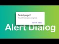 Alert Dialog in android tutorial | Material Design