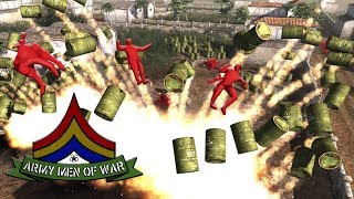 JOINT OFFENSIVE ! Fuel Depot Attack and RUN ! RED Army Men (AMOW)