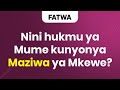 FATWA | Nini hukmu ya Mume kunyonya Maziwa ya Mkewe?