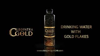 Cleopatra  Gold 24k - Luxury Drinking Water With Gold Flakes