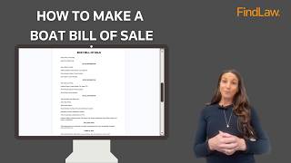 How To Make a Boat Bill of Sale