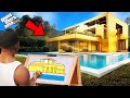 Franklin Uses Magical Painting To Find The Big Gold Modern Mansion In Gta V