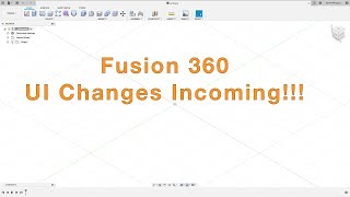 Fusion 360 UI Preview