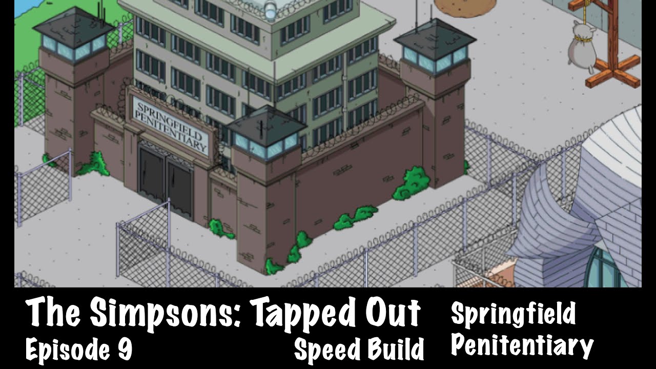 The Simpsons: Tapped Out - Springfield Penitentiary - YouTube