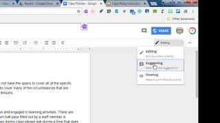 Changing a Document's Edit Modes